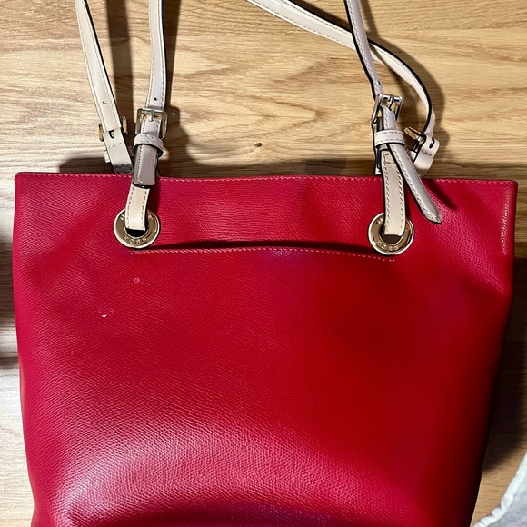 Michael Kors red bag. Well loved - Picture 3 of 6